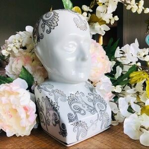 Ceramic Head Statue NWT